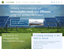 Tablet Screenshot of leipzigerenergie.de